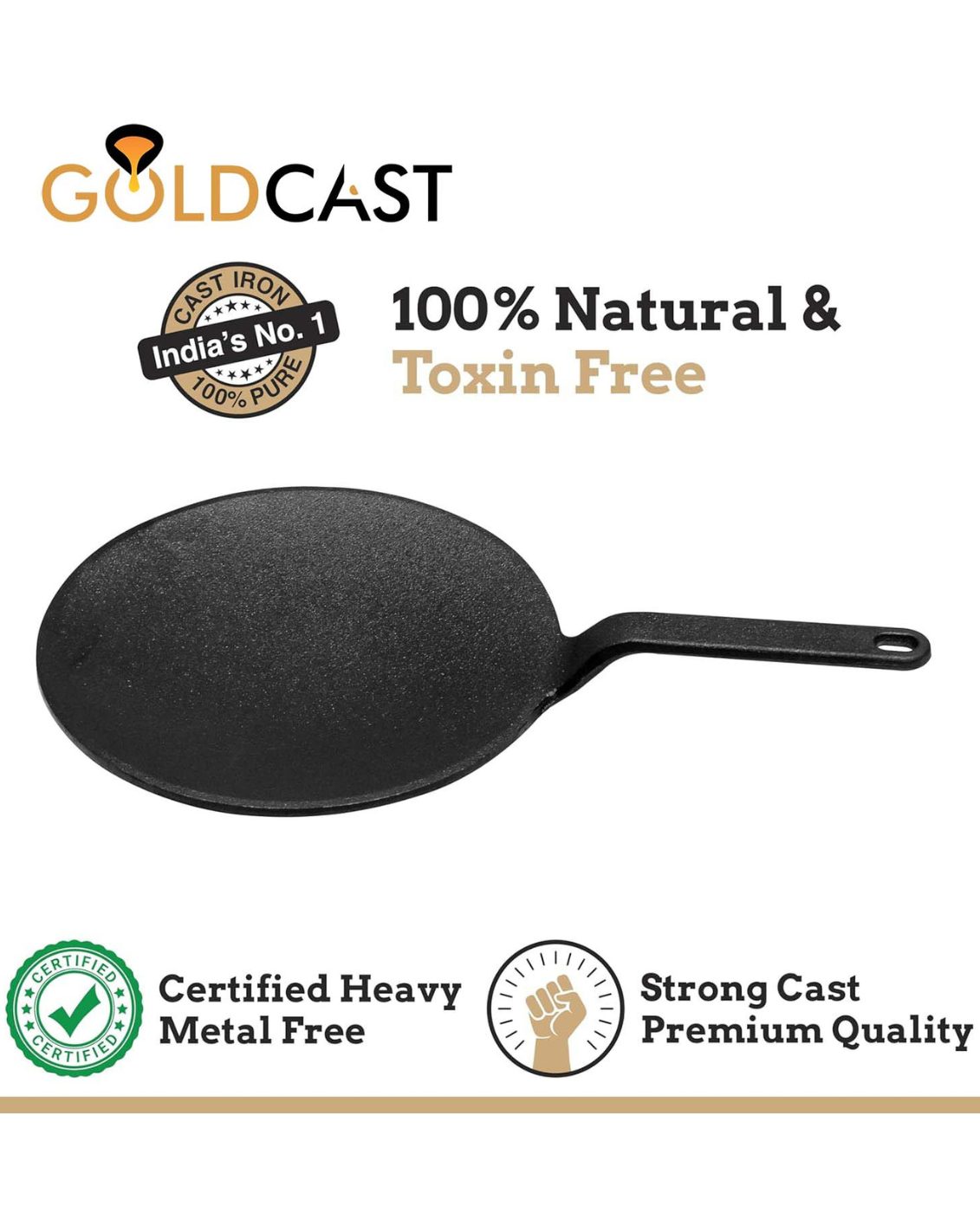 Cast iron roti tawa