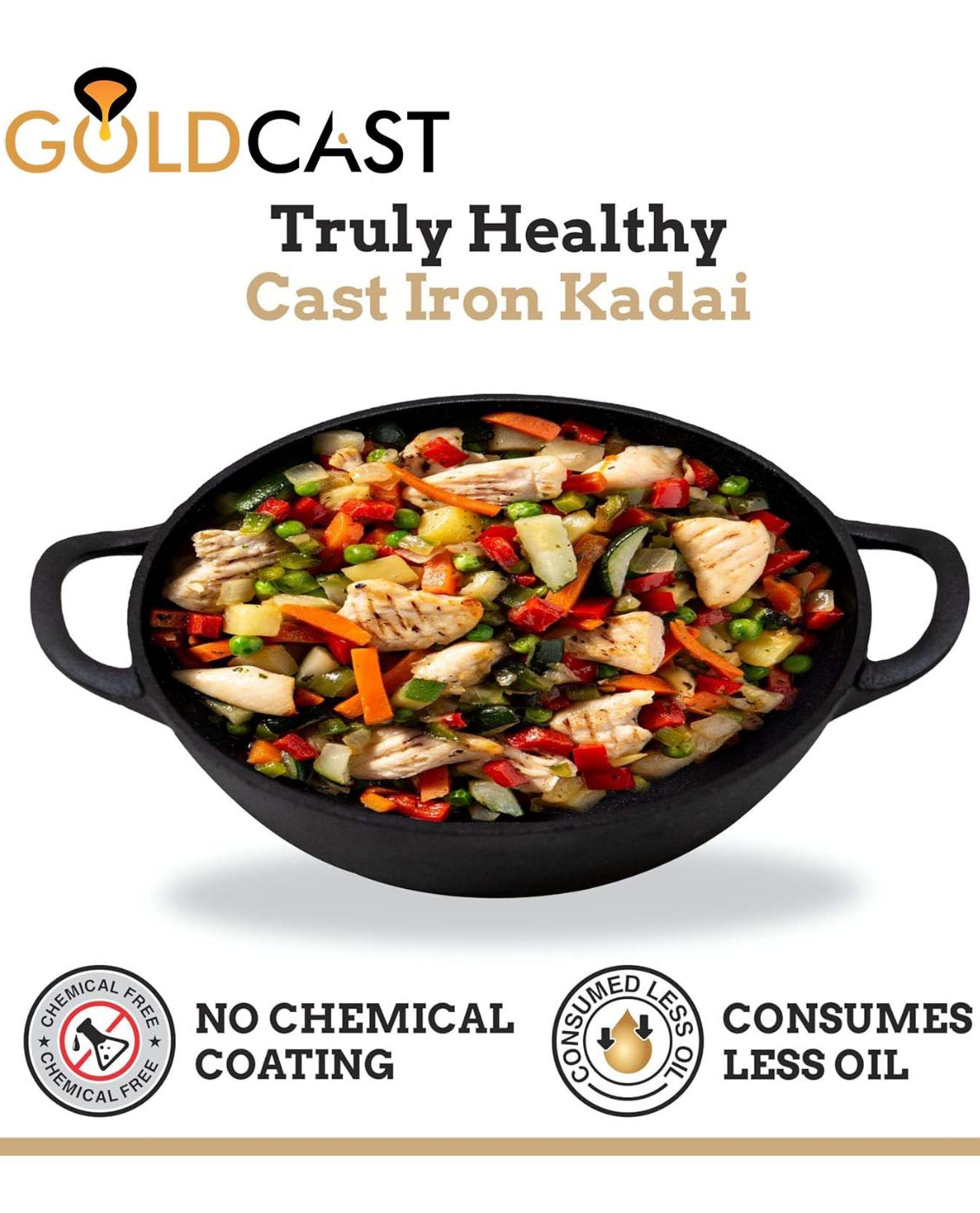 Cast iron Kadhai