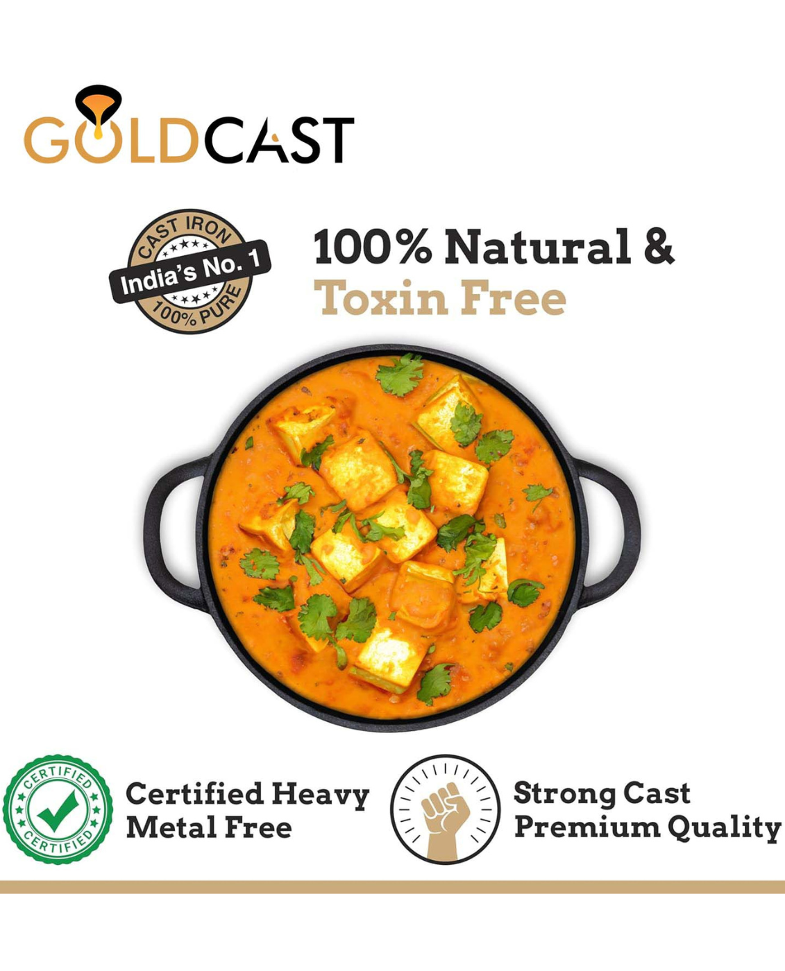 Cast iron Kadhai