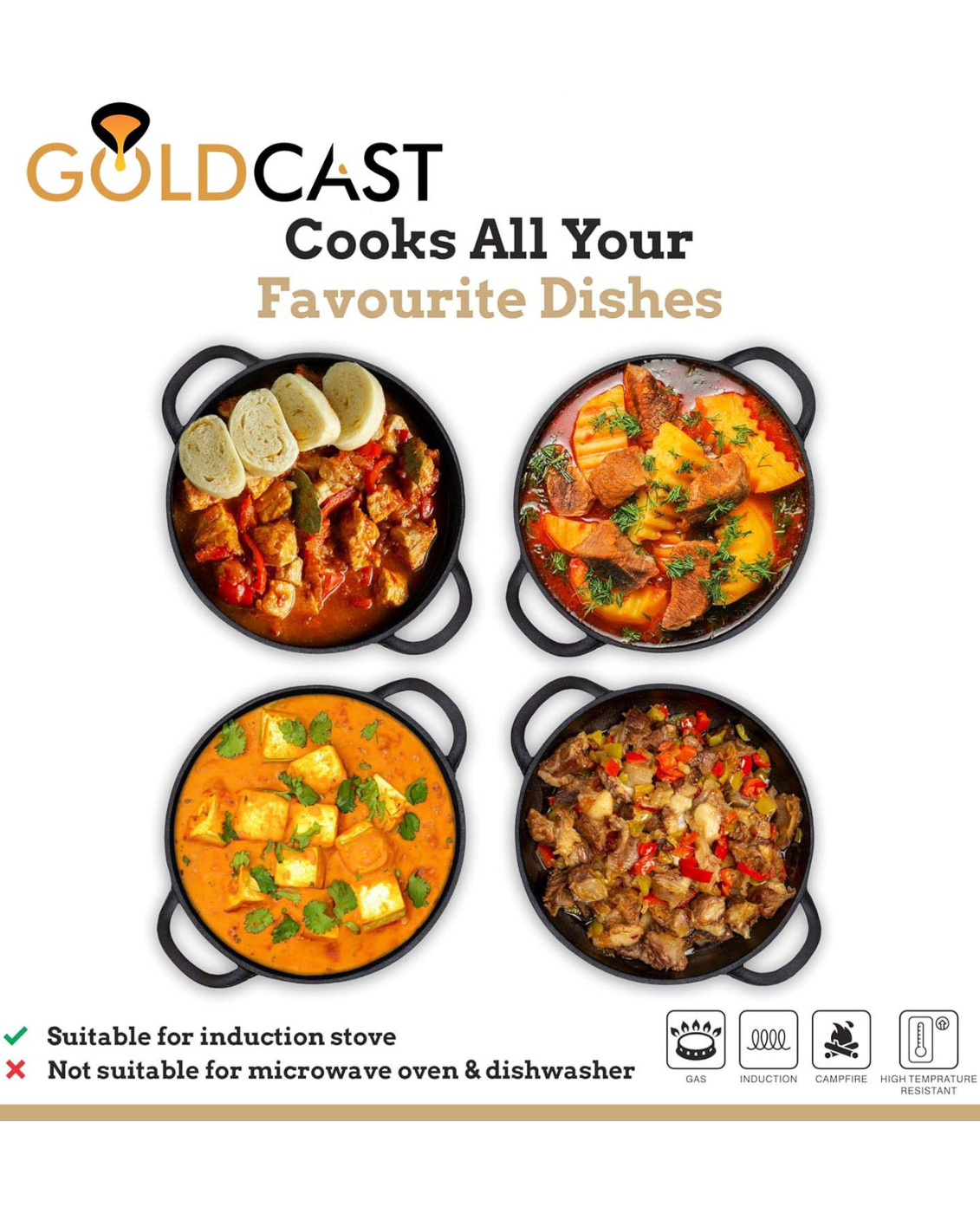 Cast iron Kadhai
